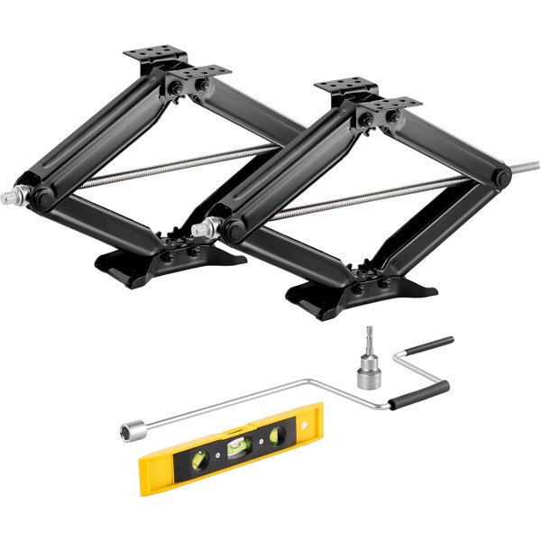 SucceBuy 5000/6500/9000 lbs RV-Scherenbuchsen, 2/4 Stück RV-Stabilisator-Nivellierungsscherenbuchsen, robuste Stabilisatorbuchsen, passend für Wohnmobile