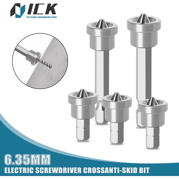 Hexagonal Handle Gypsum Board Woodworking Screw Positioning Bit Magnetic Cross Bits For Electric Screwdriver and Hand Drill