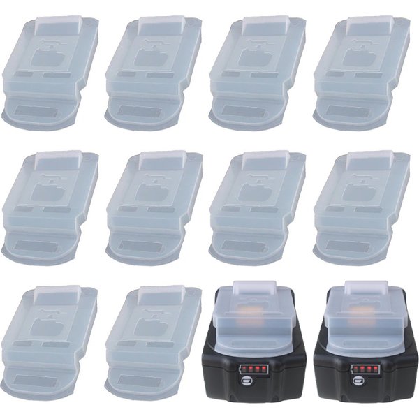 5/10 pièces capuchon de Protection de Contact support de batterie pour Makita, boîtier de protection anti-poussière pour batterie Li-ion Makita 14.4V 18V