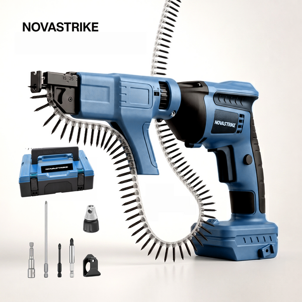 2-in-1 bürstenlos Automatischer Ketten-Schraubnagler Schraubendreher Doppelfunktion Elektrowerkzeug Holzbearbeitung DIY Für Makita 18V Akku (ohne Akku)