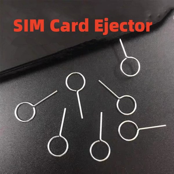 20/50/100 pièces plateau de carte Sim broche outil de retrait d'éjection ouvre-aiguille éjecteur pour téléphone portable