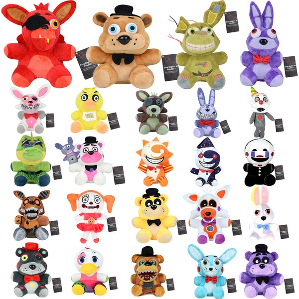 Five Night At Freddy Fnaf Cute Plush Toys Game Doll 18CM Bonnie Bear Foxy Cartoon Stuffed Dolls Freddy Toys For Children Gifts