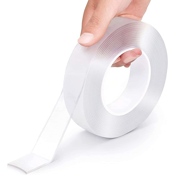 Bview Art 1 Stück dick 2 mm * breit 3 cm * lang 3 m Multifunktions-Nano-Klebeband transparentes doppelseitiges Klebeband