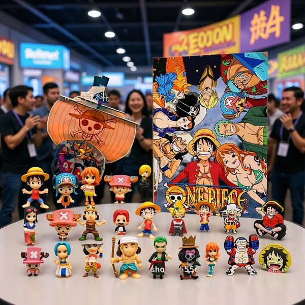 Heißer One Piece 24-Tage-Countdown-Kalender Anime-Sammelfigur Mini-Überraschungsfigur für Anime-Liebhaber Weihnachtsgeschenk