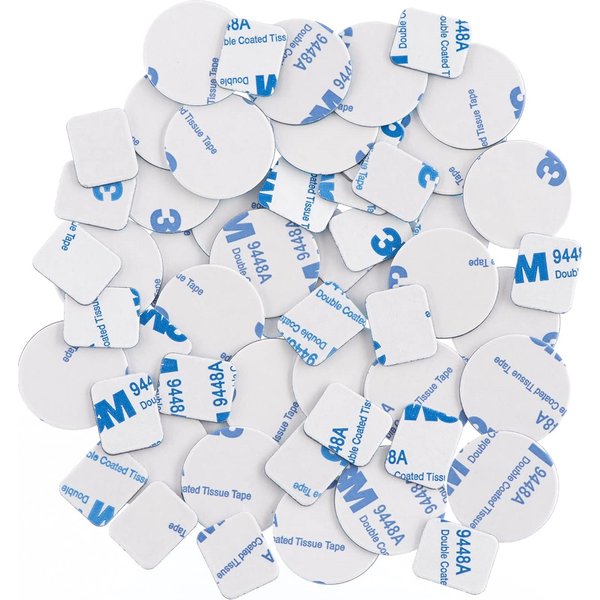 Autocollants métalliques pour Palette magnétique, 20 pièces, fard à paupières vide, Palette de maquillage ronde 25mm 30mm 50mm carré 17mm x 14mm