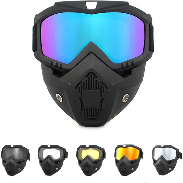 Sport de plein air coupe-vent masque lunettes HD moto lunettes Snowboard lunettes équitation Motocross été Protection UV lunettes de soleil