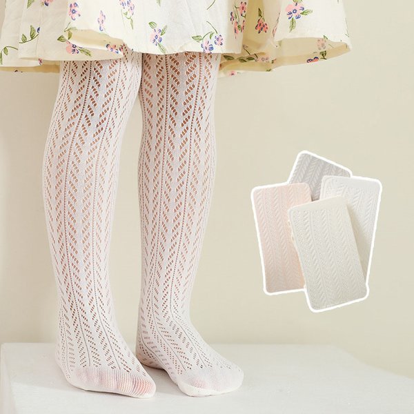 Lawadka 2–10 Jahre Strumpfhosen für Mädchen, Sommer-Mesh-dünne Kinderstrumpfhosen, modische weiche Baby-Strumpfhosen für Mädchen, Baumwolle, Kinderstrümpfe