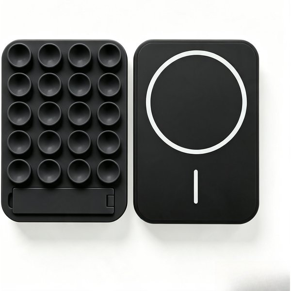 Magnetic Suction Cup Phone Holder for Apple Iphone 17 16 15 14 13 Samsung Creative Foldable Stand Holder For Magsafe Accessories