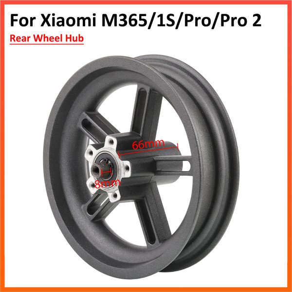 Moyeu de roue arrière de 8,5 pouces pour trottinette électrique Xiaomi M365 Pro 1S Pro 2, pièces de rechange en acier pour réparation de pneus