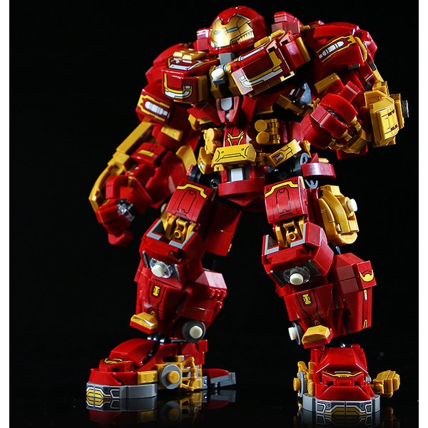 Marvel Superbohaterowie MOC Klocki Konstrukcyjne 2000+ Elementów Zestaw Klocków Iron Man Ozdoba Kreatywne Zabawki Prezenty Świąteczne dla Dzieci Chłopców Dorosłych