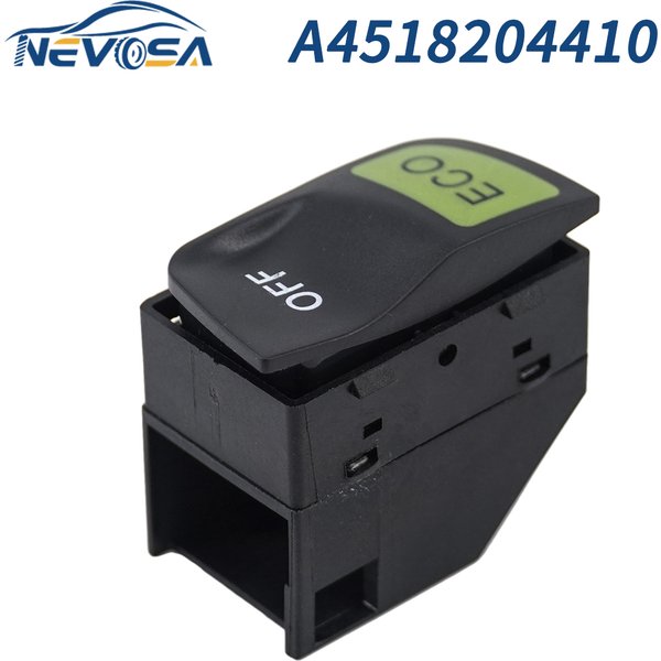 NEVOSA A4518204410 Durable Front Car Start Stop Switch ECO OFF Switch For Mercedes-Benz Smart Fortwo 451 2008-2015 4518204410