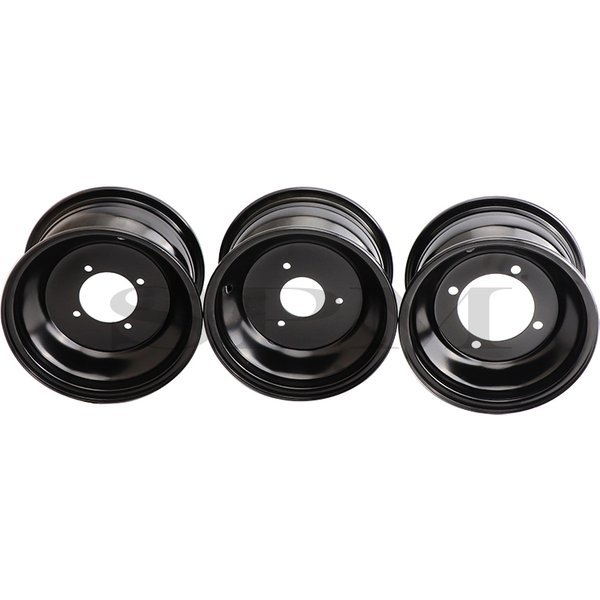 3&4 holes 8 inch Front wheel Hub Rims For 110cc125cc 150cc 200cc 250cc ATV Go kart UTV Buggy Quad Dirt Bike 8" vacuum Tyre parts