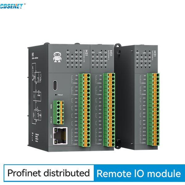 Module d'E/S à distance Profinet, entrée/sortie numérique et analogique, série CDSENET M31-U-PN, Botu Step 7, interrupteur intégré, RS485 Modbus RTU