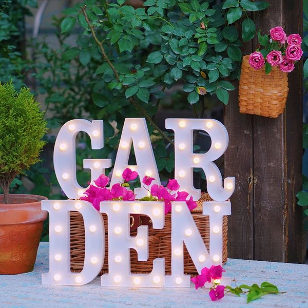 Lettre de l'alphabet lumière LED 16Cm 3D numéro batterie lampe chapiteau lumineux signe veilleuse pour mariage fête d'anniversaire noël
