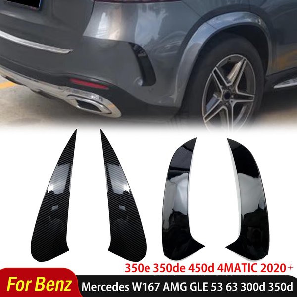 Für Mercedes Benz W167 AMG GLE 53 63 300d 350d 350e 350de 450d 4 MATIC 2020 + Hinten Stoßstange spoiler Air Vent Trim Seite Zubehör