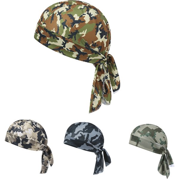 CamSolomon-Bandana de protection solaire pour homme, bandeau de sauna, mouchoir, chapeau de tête, capuche de cyclisme, écharpe de sport imprimée respirante, 7,5