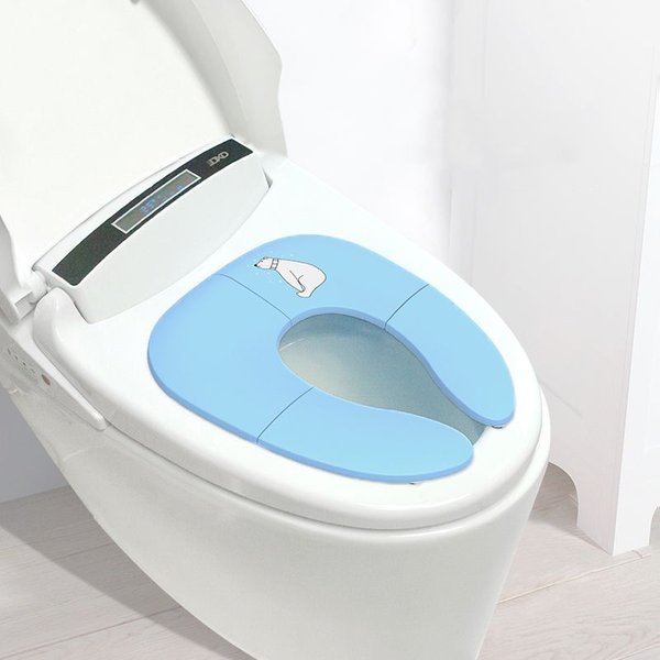 Siège de pot de voyage pliant, siège de toilette Portable sur un siège de toilette, ventouses antidérapantes pour s'adapte aux toilettes ovales rondes, bagage touristique