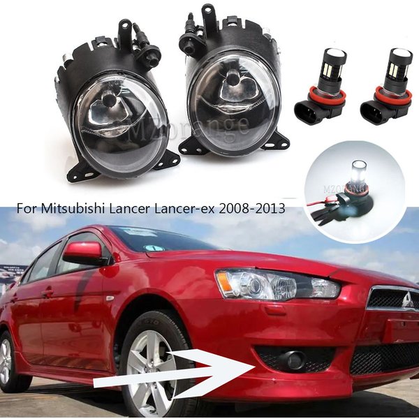 Pour Mitsubishi Lancer Lancer-ex 2008 2009 2010 2011 2012 2013 phares antibrouillard pour lancer x LED halogène phares antibrouillard
