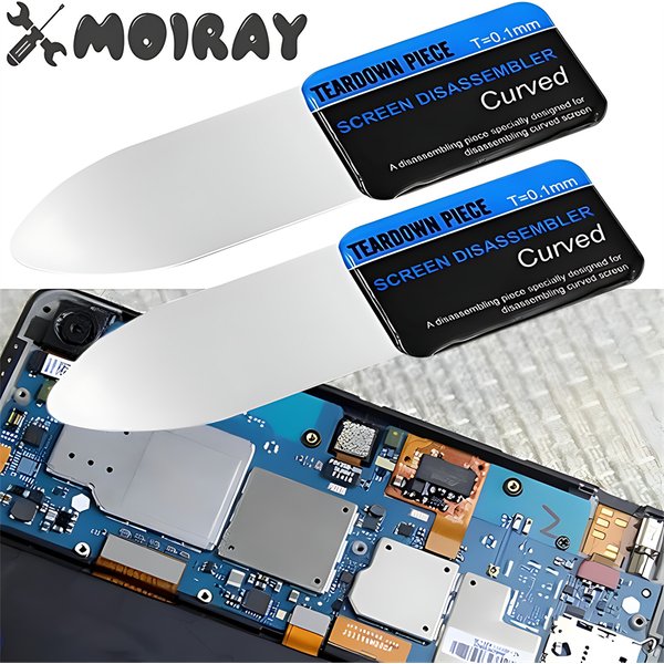 1/3/5 pièces téléphone portable écran LCD incurvé Spudger ouverture levier carte outils Ultra mince Flexible téléphone portable démonter acier métal