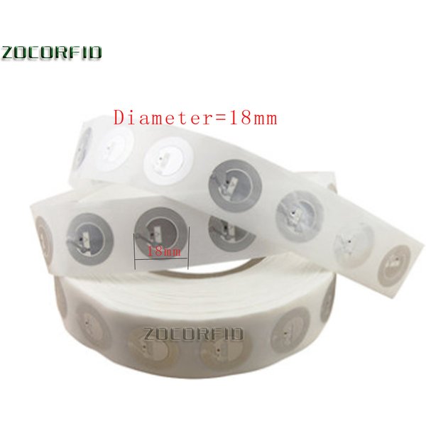 1000pcs/Lot NFC Tags Sticker 13.56MHz ISO14443A N-tag 213 NFC Stickers Universal Lable Dia=18mm for NFC enabled device