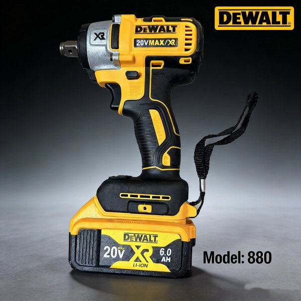 2026 Nouveau! Clé à chocs sans fil DEWALT DCF880 20V, à couple élevé, haute vitesse, puissante, pour démontage de pneus