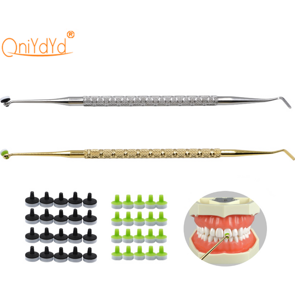 Outils de moulage de remplissage de résine dentaire, matériaux, support de traitement léger Composite, poignée en mousse rapide