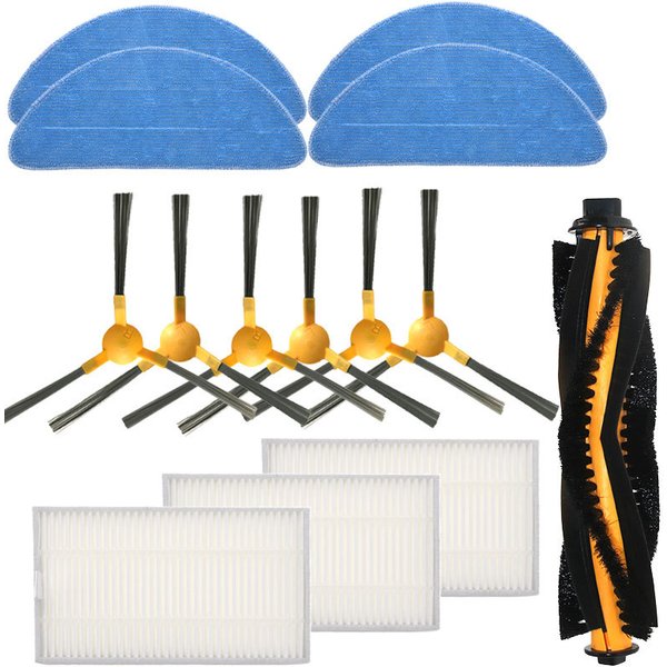 Pièces pour aspirateur Blaupunkt Bluebot Xboost BPK-VCBB1XB, tissus de vadrouille, filtre Hepa, brosse principale, brosse latérale
