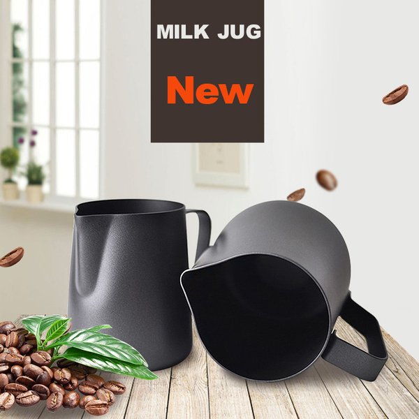 Pichet à mousser le café et le lait en acier inoxydable 304 avec échelle, latte, processus de peinture à la vapeur, accessoires de cuisine, 73