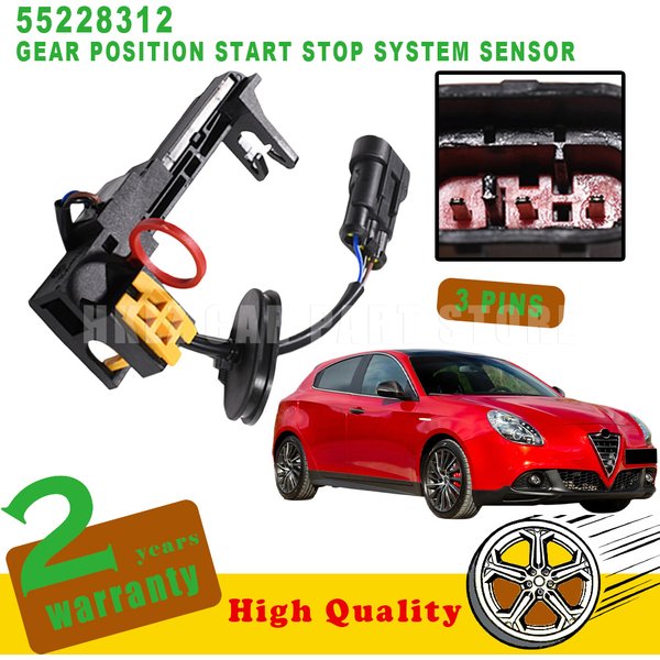 OEM 55228312 1 szt. Nowy czujnik położenia biegów, system Start Stop, 3 piny, do Alfa Romeo Giulietta 940 116 Giulia 101, akcesoria samochodowe