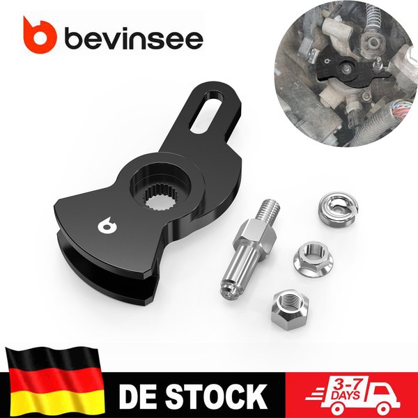 BEVINSEE 5-Gang-Kurzschaltungshebel-Kit für VW Golf MK4 MK5 GTI, Jetta MK4, Passat, Bora, Audi A3 TT