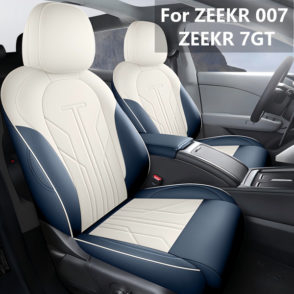 Housse de siège auto en cuir PVC 5 places Full Surround pour ZEEKR 007 ZEEKR 7GT, protection imperméable