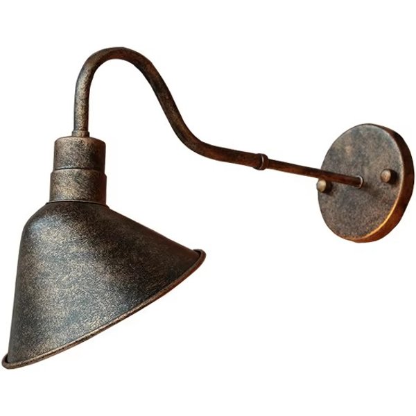 Amerykańska przemysłowa lampa ścienna Lampa na werandzie Zewnętrzna lampa ogrodowa na dziedzińcu Antyczna miedziana lampa ścienna Schody Nocne oświetlenie sypialni