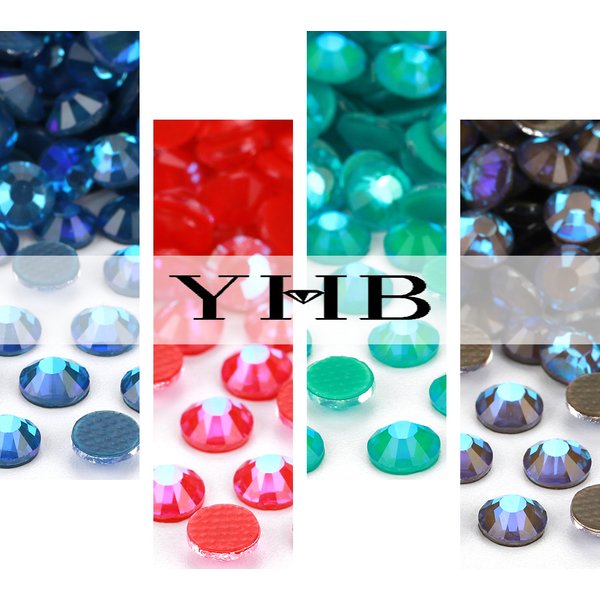 YHB – strass fluorescents pour chaussures, sacs, vêtement, Art des ongles, bricolage, Y107D ~ Y147D