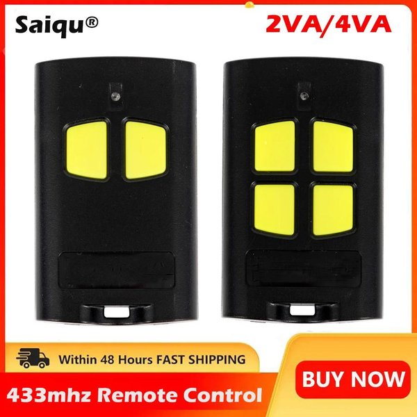 Télécommande de porte de Garage 433 mhz, Compatible avec GO VA 2VA 4VA, Code roulant, ouvre-porte de Garage