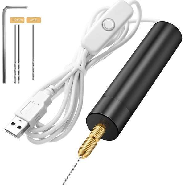 Electric USB Mini Drill 5 Pieces Set USB Drill Rotary Tools Engraver Pen Drilling Jewelry Tools With Drill Bits Power Tools