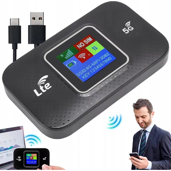 Nouveau routeur Wi-Fi 4G LTE, routeur sans fil portable 3000 mAh, point d'accès mobile extérieur 150 Mbps, mini routeur Wi-Fi de poche, version européenne.