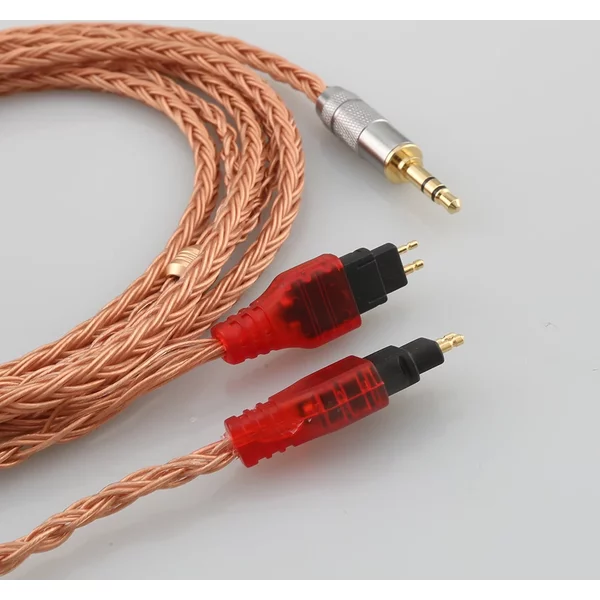 High-End-16-Kern-Kopfhörerkabel 99 % 7N OCC Audio-Upgrade für Sennheiser HD580 HD600 HD650 HD660S HD58x HD6xx Premium Sound Enhan