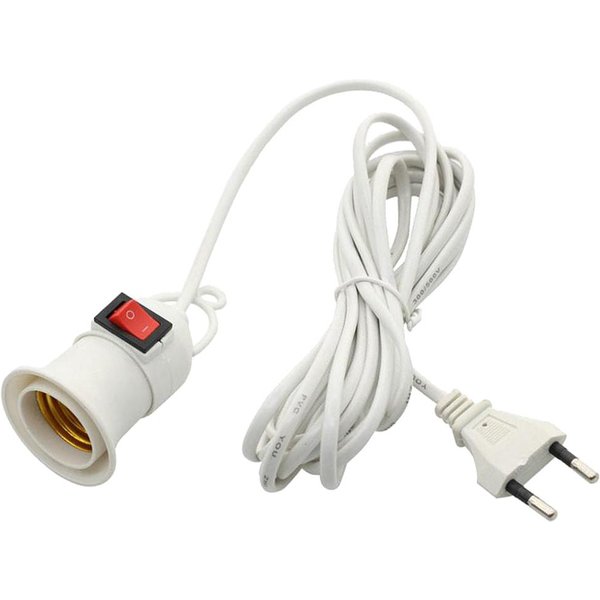 E27 Hanging Indoor Plants Light Holder Garden Lampholder with Cable EU Plug