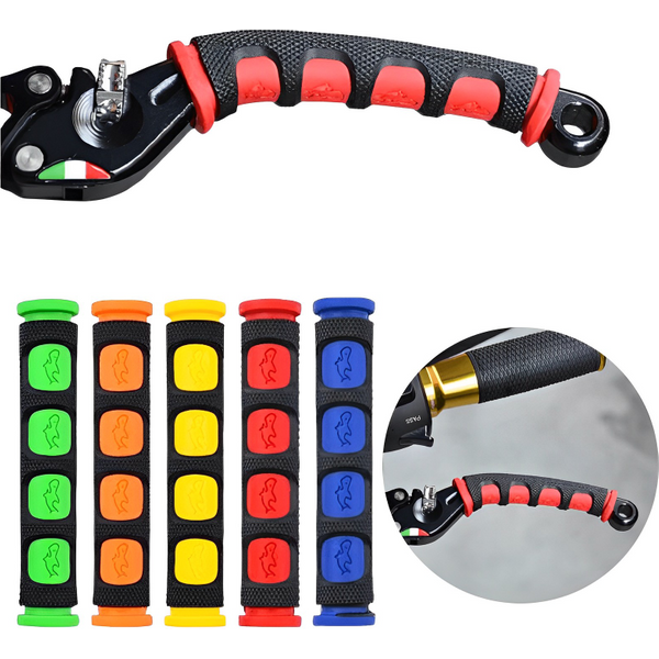 Poignée de frein de Moto, manchon en Silicone, souple, antidérapant, durable, protection du guidon de vélo, équipements de Moto, accessoires