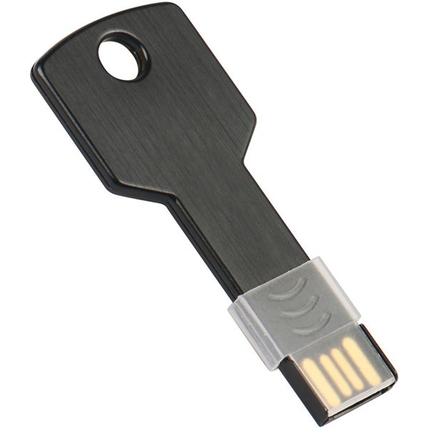 Tragbarer USB 2.0-Flash-Laufwerk aus Metall, schwarz, echte Kapazität, Stiftlaufwerk, silberner Memory Stick, 64 GB/32 GB/16 GB/8 GB/4 GB U-Disk-Stick