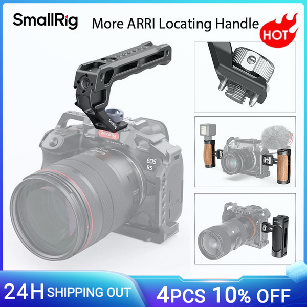 SmallRig – poignée supérieure DSLR avec trous de localisation de 3/8 à 16 pouces, pour ARRI Grip pour Cage de caméra, plate-forme universelle avec chaussure froide-3765