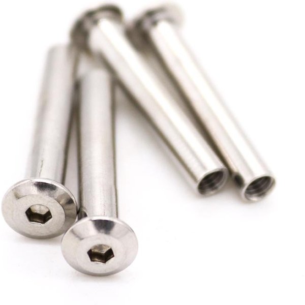 M3 M4 M5 M6 M8 M10 304 acier inoxydable grand plat hexagone tête de douille meubles Rivet connecteur insérer Joint manchon capuchon écrou