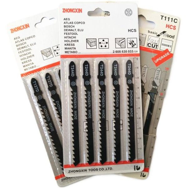 Neu aufgerüstete 5 High Carbon Steel T244D 4 mm Hartholz-Kurvenschneid-Stichsägeblätter