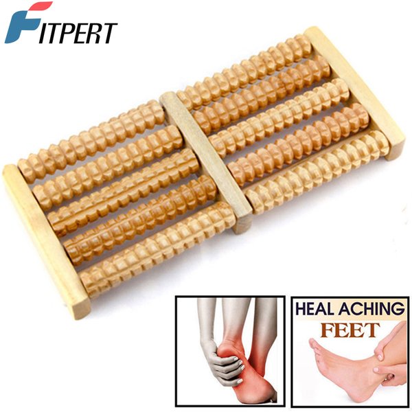 1 Piece Wooden Foot Roller Wood Care Massage Reflexology Relax Relief Massager Spa Gift Anti Cellulite Foot Massager Care Tool