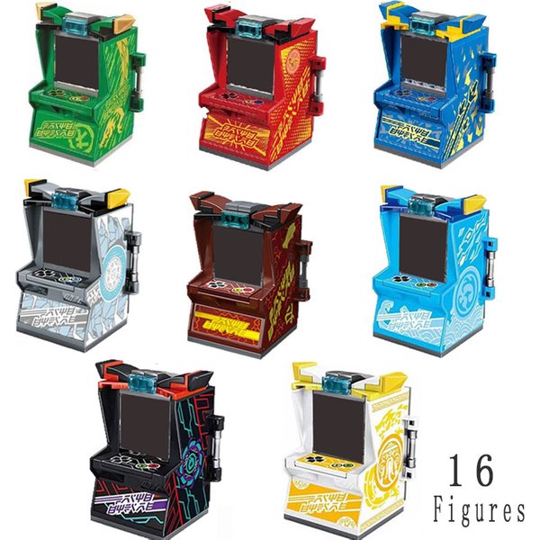 Saison 12 Energy Empire Digital World Puzzle Bausteine Digitale Arcade-Spielzeuge 2026 Neue Figuren Lloyd, Kai, Jay, Cole