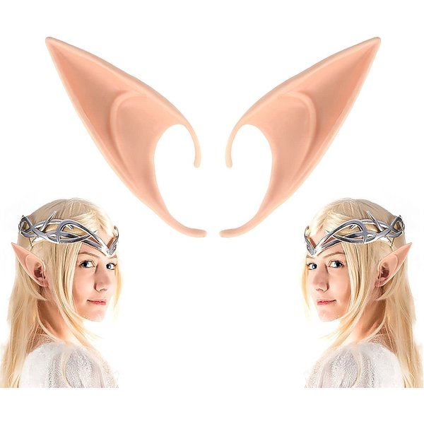 Halloween Cosplay Latex fée ange oreilles d'elfe mascarade Costumes de fête Halloween fête décoration fournitures Photo accessoires enfants cadeau