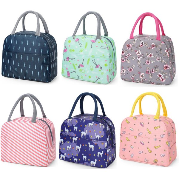 Portable Lunch Bag Waterproof Insulated Canvas Cooler Bag Thermal Food Picnic Lunch Bags for Children School Lunch Bag lonchera