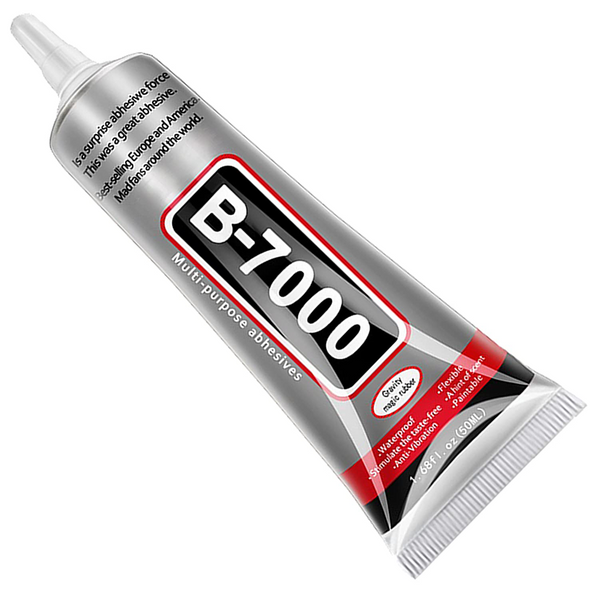 Halbflüssiger, hochviskoser, transparenter Klebstoff B7000, geeignet für die Verarbeitung von Edelsteinen, Diamanten und Strasssteinen in der Schmuckherstellung, 15 ml