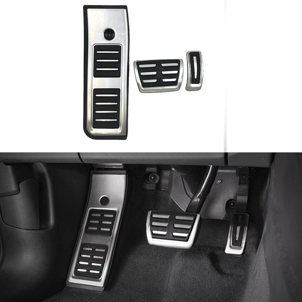Kit de coussinets de pédale morte pour accélérateur de voiture, frein à gaz, carburant, repose-pieds, pour Audi A6 C8 2019 2020 LHD, sans perçage AT