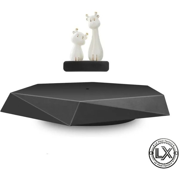 Schwebender Ausstellungsständer Magnetisch Schwebende Vitrine mit Ständer für Spielzeug Figuren Miniaturen Automatisch Rotierend Kreative Geschenke